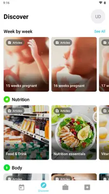 Pregnancy + android App screenshot 4